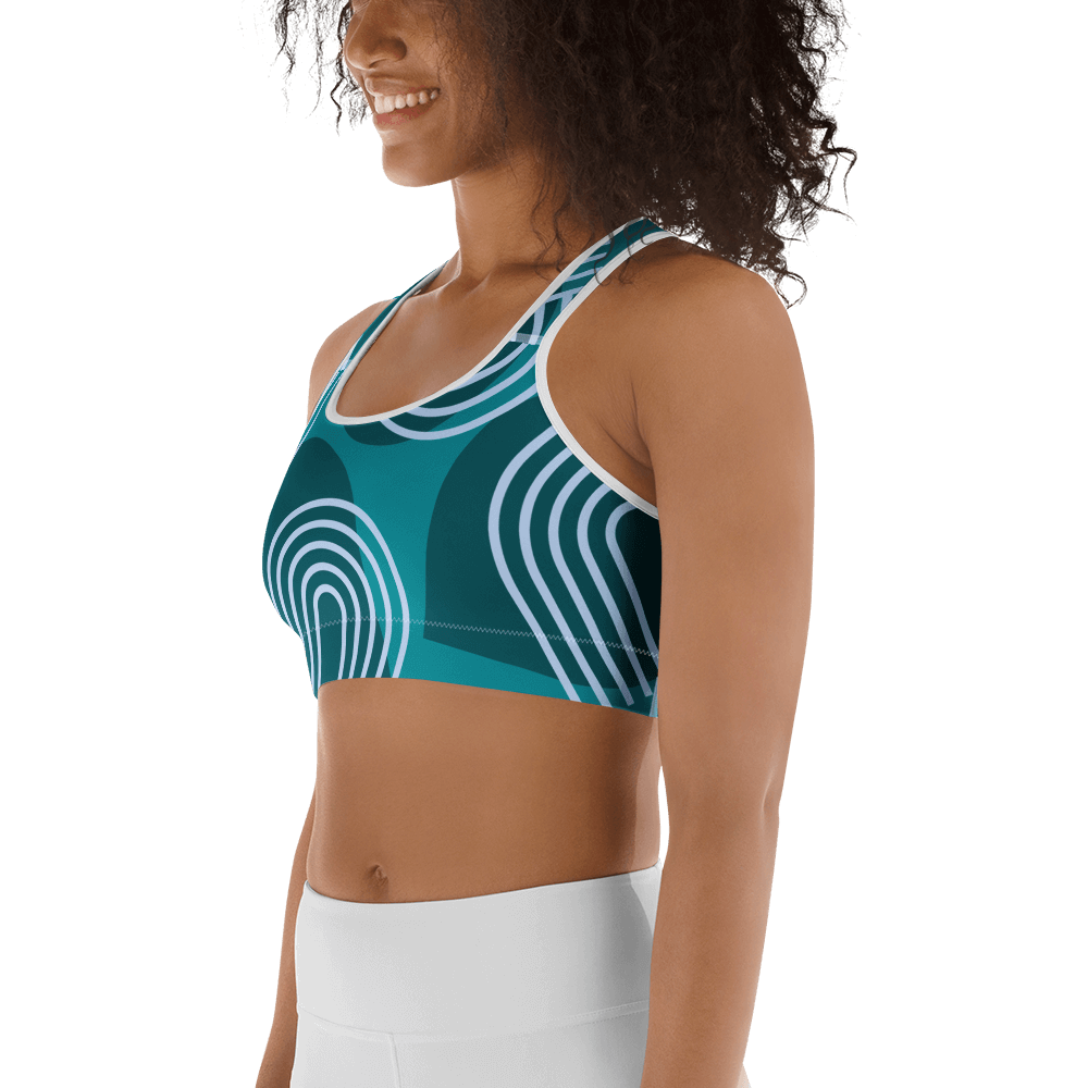 Blue Dream  Sports bra