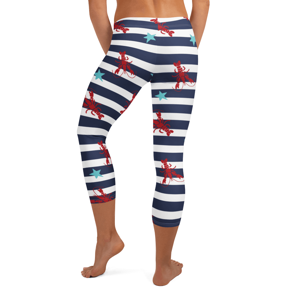 Lobster Life  Capri Leggings