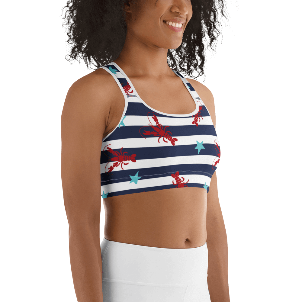 Lobster Life  Sports bra