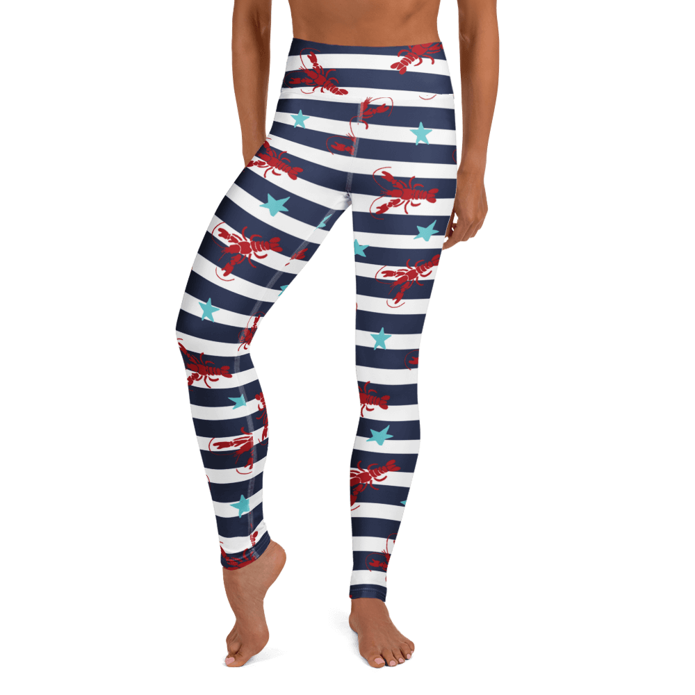Lobster Life  Yoga Leggings