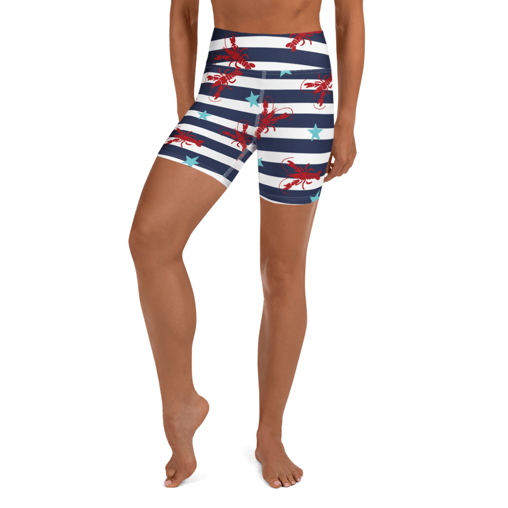 Lobster Life  Yoga Shorts