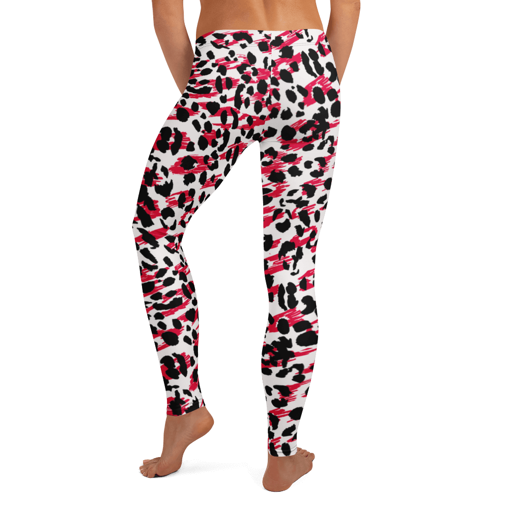 Red Cheetah  Leggings