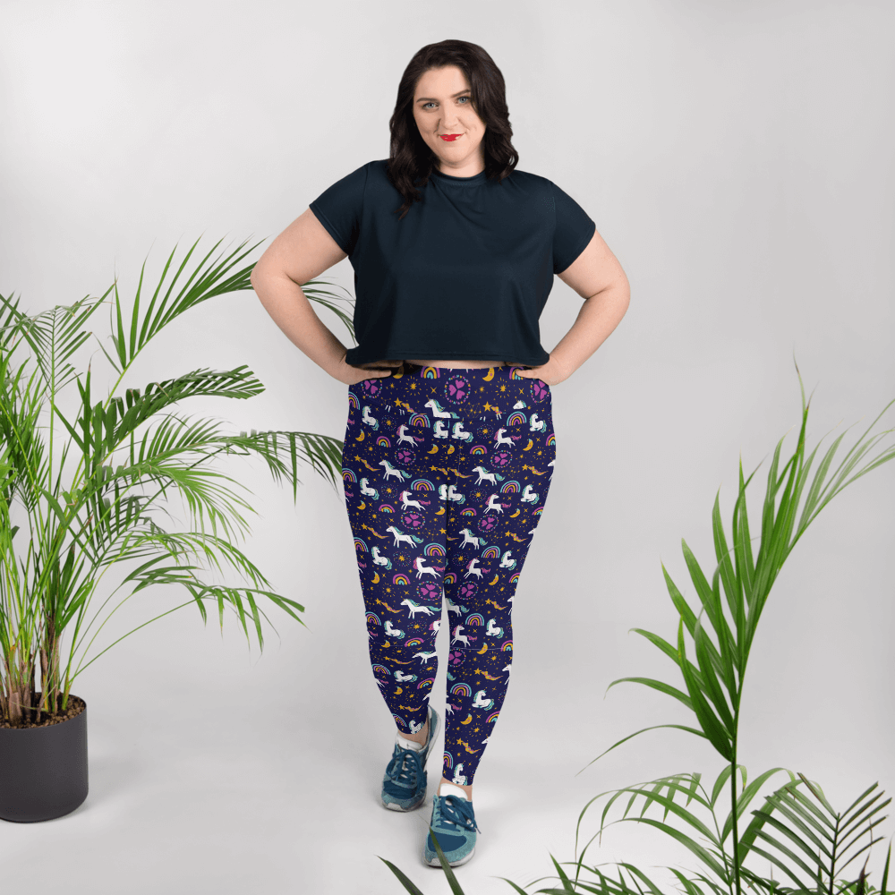 Unicorn Dreams  Plus Size Leggings