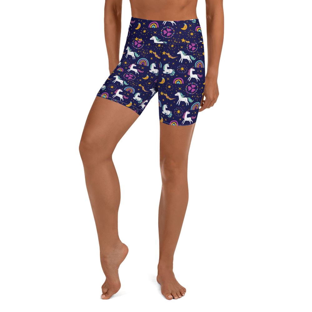 Unicorn Dreams  Yoga Shorts