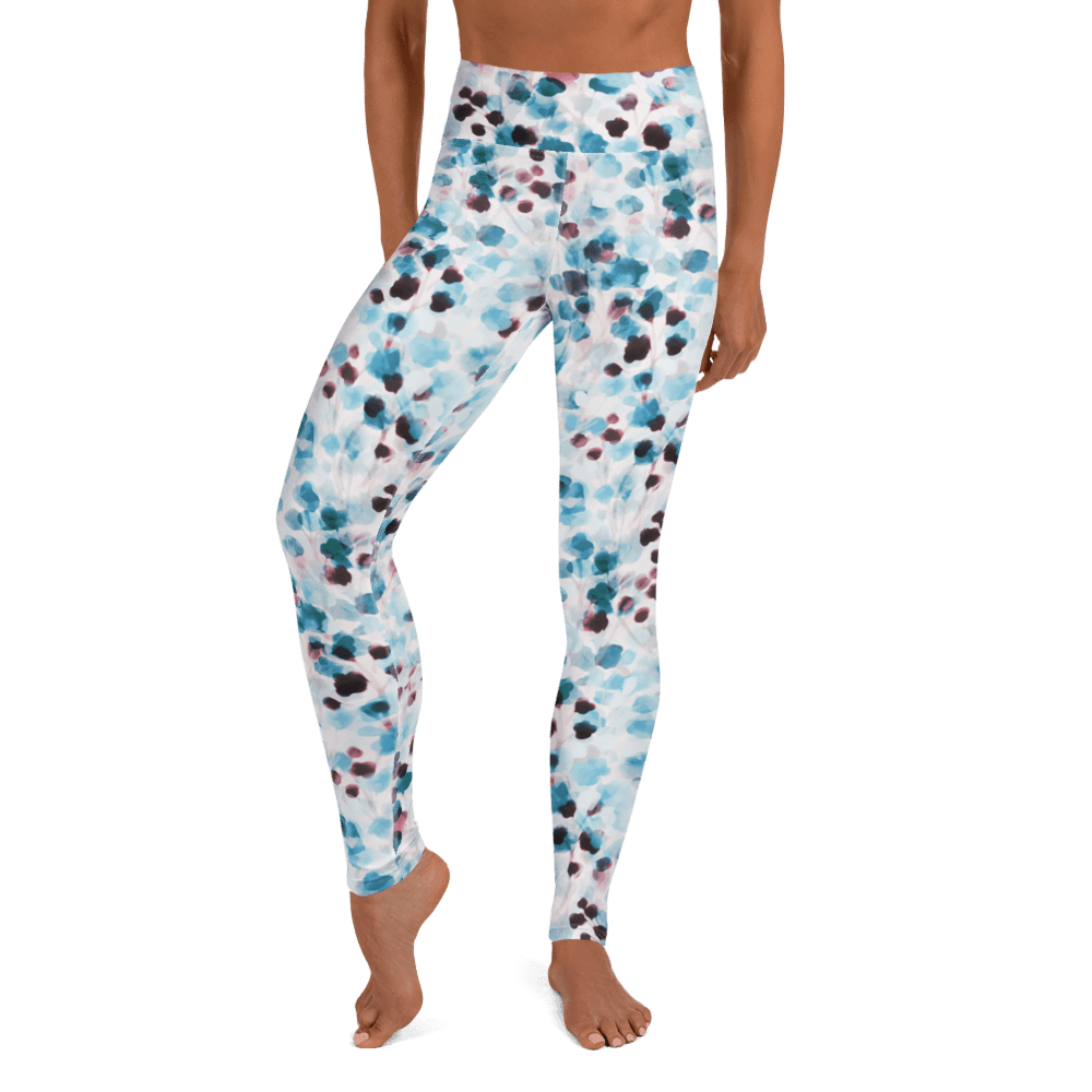 Watercolor Flowers  Yoga Leggings