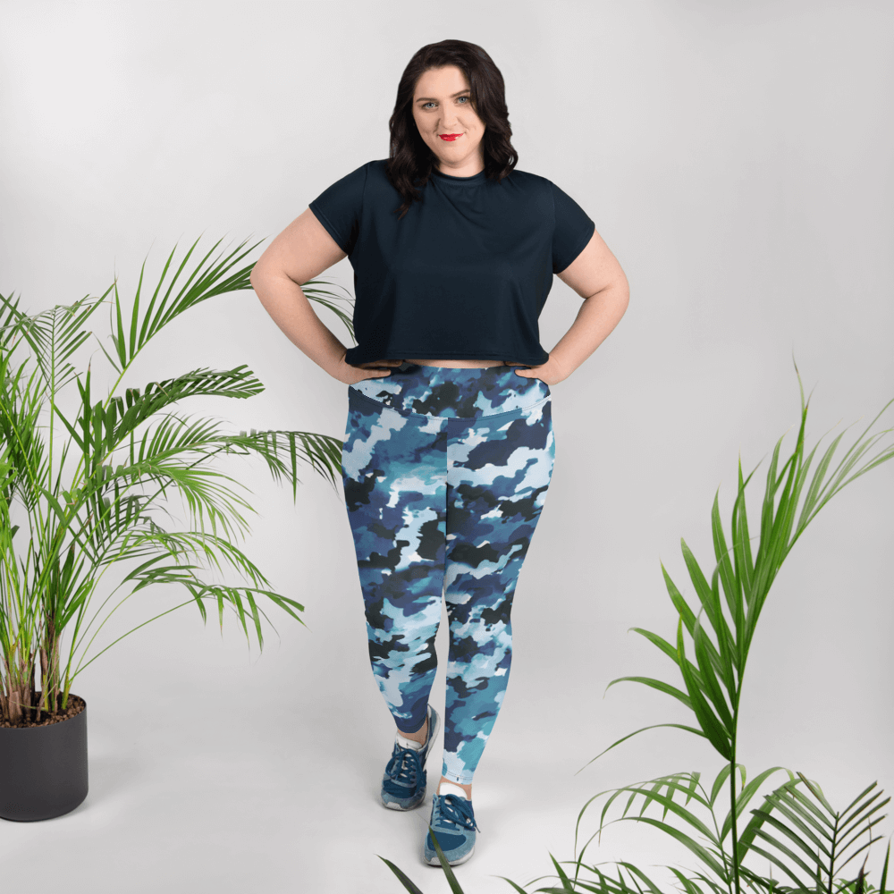 Wild Blue  Plus Size Leggings