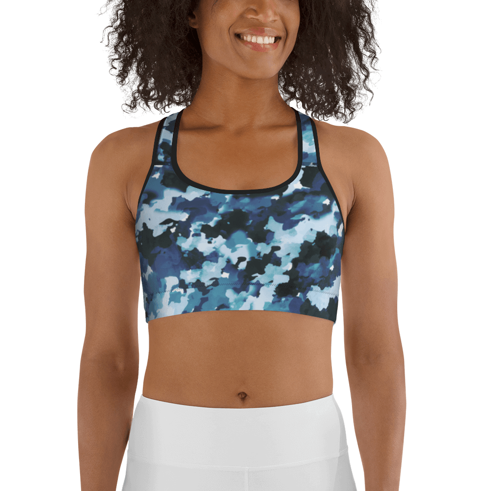 Wild Blue  Sports Bra