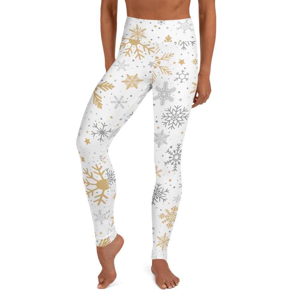 Winter Wonder White  Yoga Leggings